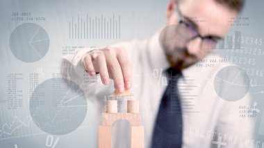 Bir kule inşa işadamı