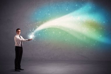 İşadamı holding ışık