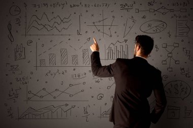 iş planı ile işadamı