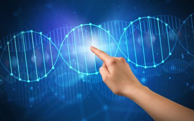 DNA molekülünün dokunmadan el