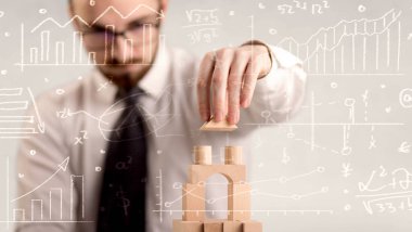 Bir kule inşa işadamı