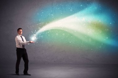 İşadamı holding ışık