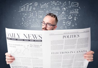 işadamı okuma gazete