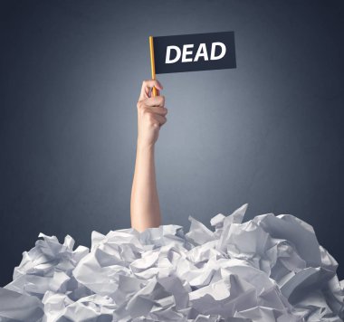 El tutma siyah işaret