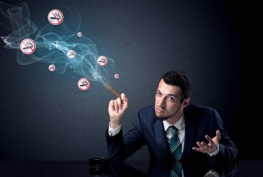 işadamı Sigara İçilmeyen