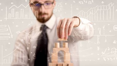 Bir kule inşa işadamı