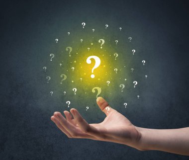 El tutma soru işaretleri