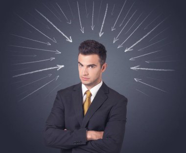 işadamı ile okları 