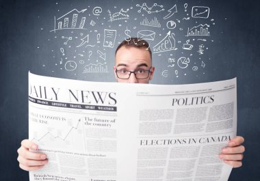 işadamı okuma gazete