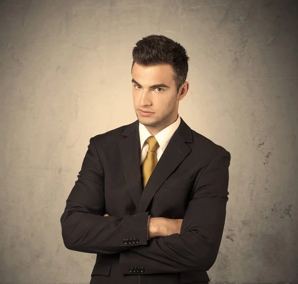 Sales worker making face expressions — Stock Photo, Image