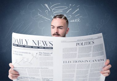 işadamı okuma gazete