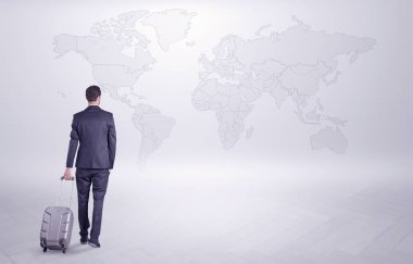 Dünyanın her yerinde onun gezisi işadamı