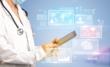 kadın doktor tablet ile