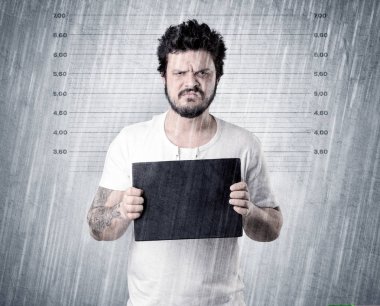 Yakalanan gangster adam