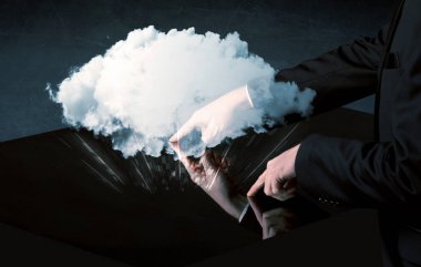 Etkileşimli tablo dokunmadan eller