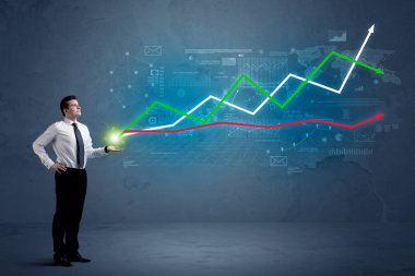 Hisse senedi piyasasında holding iş adamı