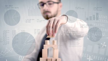 Bir kule inşa işadamı