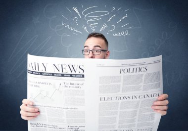 işadamı okuma gazete