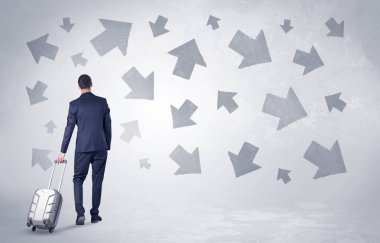 Tatsız oklarla bırakarak işadamı