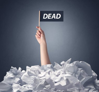 El tutma siyah işaret