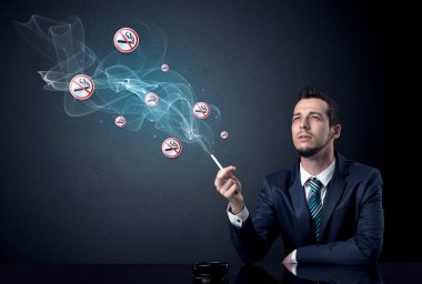 işadamı Sigara İçilmeyen