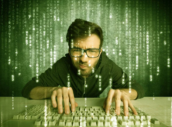 Çevrimiçi hackleme süreci konsepti