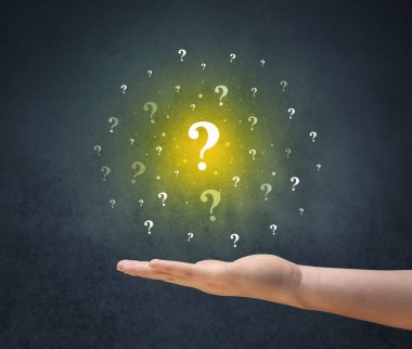 El tutma soru işaretleri