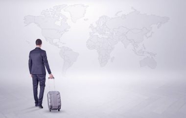 Dünyanın her yerinde onun gezisi işadamı