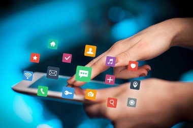 Tablet apps ile dokunmadan parmak