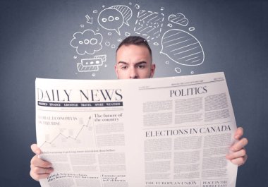 işadamı okuma gazete