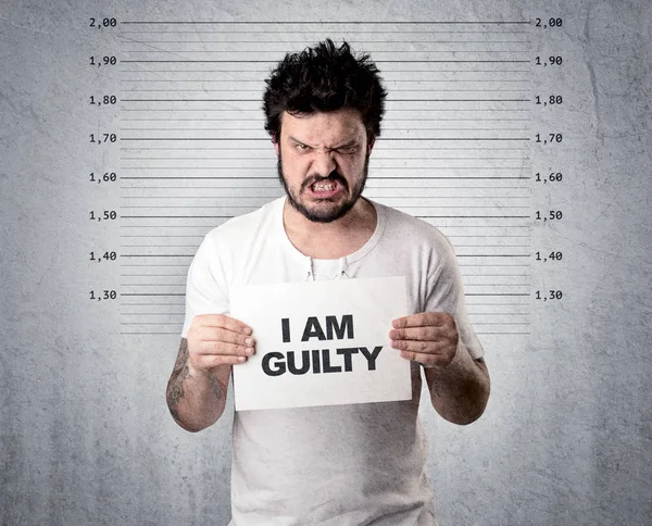 Yakalanan suçlu adam