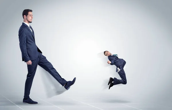 Young businessman fired by boss — Stock Photo, Image