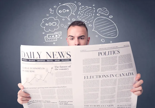 işadamı okuma gazete