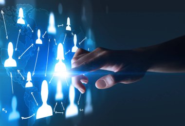 Arabirim dokunmadan parmak