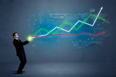 Hisse senedi piyasasında holding iş adamı