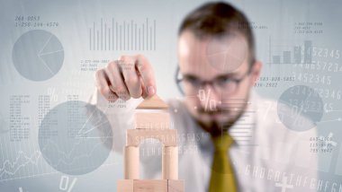 Bir kule inşa işadamı