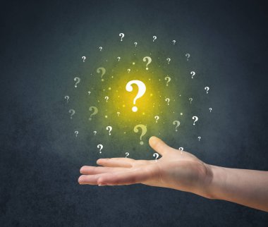 El tutma soru işaretleri