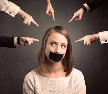 birden fazla el kadın işaret