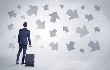 Tatsız oklarla bırakarak işadamı