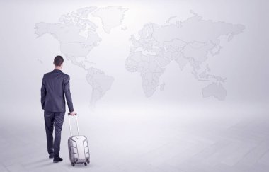Dünyanın her yerinde onun gezisi işadamı