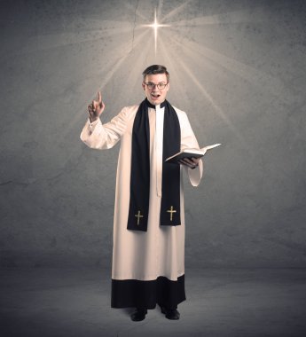 onun nimet veren genç rahip