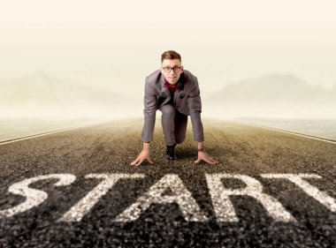 Start çizgisinde, işadamı