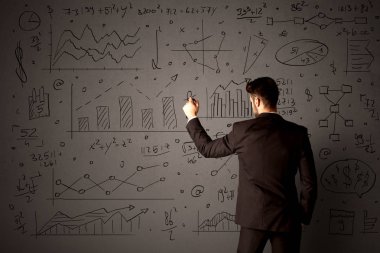 iş planı ile işadamı