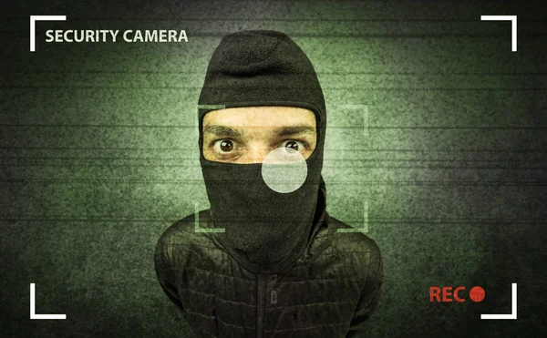 Burglar in action. — Stock Photo, Image