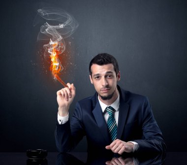 işadamı Sigara İçilmeyen