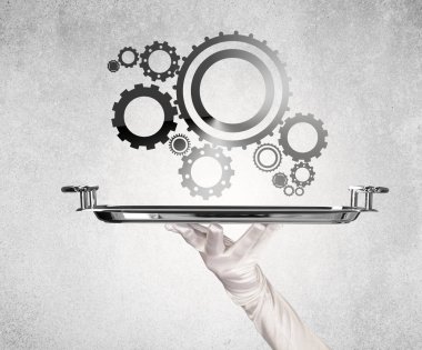 Tepside çalışan çark konsepti