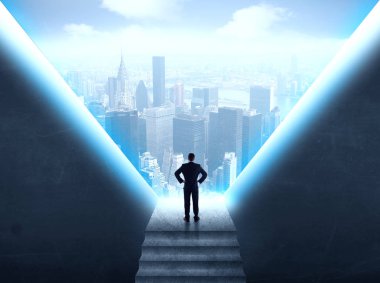 İşadamı cityscape arıyorsunuz