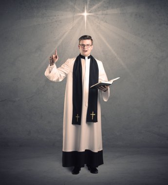 onun nimet veren genç rahip