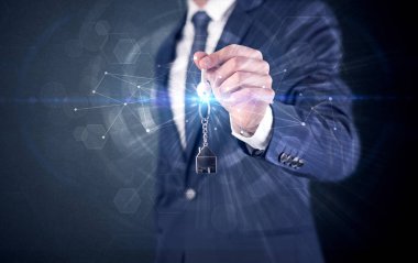 Tuşları ile bağlantı kavramı holding adam