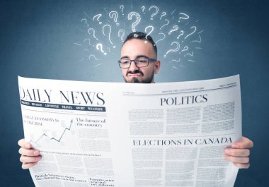 işadamı okuma gazete